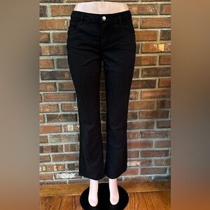 Christopher Blue Size 6 Black Straight Leg Mid-Rise Easy Trouser Jeans